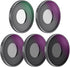 NEEWER ND/CPL Filter Set for DJI Osmo Action 3, HD Optical Glass ND8/PL+ND16/PL+ND32/PL+ND64/PL+CPL, Aluminum Frame, 5