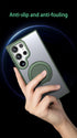 360° Rotation Magnetic Stand Case for Samsung Galaxy S22 Ultra/S23 Ultra, Military-Grade Drop Protection, Blue