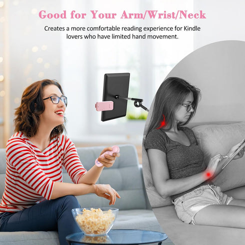 RF Remote Control Page Turner for Kindle Paperwhite/Oasis/Kobo eReaders, Remote Camera Shutter and Video Clicker for