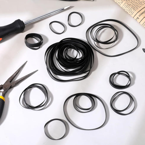 Sliverdew 50 Cassette 40-135 mm 4mm Cassette Pcs Belts Recorder Rubber Belts Recorder Repair Maintenance Tape Machine