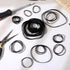 Sliverdew 50 Cassette 40-135 mm 4mm Cassette Pcs Belts Recorder Rubber Belts Recorder Repair Maintenance Tape Machine