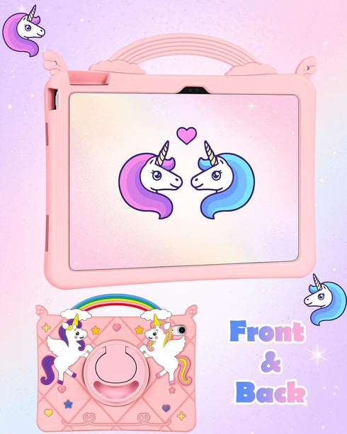 Uppuppy A16 Case/10th 10.9 Inch 2022 3D 11th 11 Inch 2025 for iPad Generation Case - Girls Teens Cute Cartoon Tablet