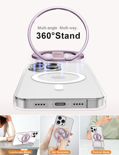 EWA 360 16 15 14 13 MagOne Cell Phone Grips, Phone Ring Holder Grip Stand, Stylish Twinkle Finger Grip Kickstand