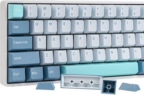 PBT Shoko Custom Keycaps, 168 Key Cherry Profile Doubleshot Key Cap Set for 60%/64/84/108 Cherry/Gateron MX Switches