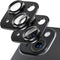 Uniwit [2 Pack Camera Lens Protector for iPhone 14/14 Plus,9H Tempered Glass,Aviation Aluminum