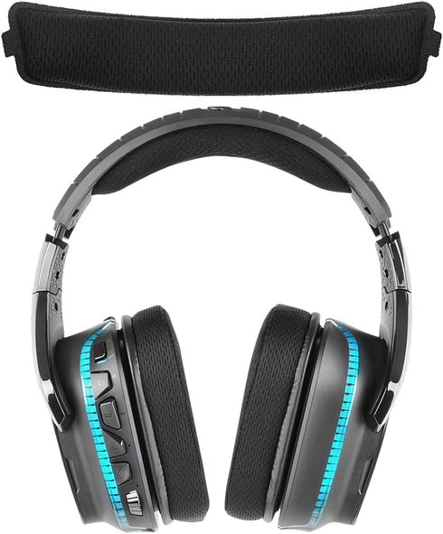 Geekria Mesh Fabric Headband Cover for Logitech G633, G933, G633S, G933S, G533, G935, G635 Headphones, Easy DIY