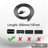 6 A/V Out Digital Cable fit for Canon PowerShot/EOS/DSLR Cameras and Camcorders, Mini USB Cord ft