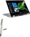 BoxWave Stylus Pen Compatible with Acer Spin 3 (SP314-53N), DualTip Capacitive Stylus, Metallic Silver