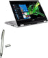 BoxWave Stylus Pen Compatible with Acer Spin 3 (SP314-53N), DualTip Capacitive Stylus, Metallic Silver