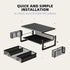 2-Tier 2 Simple Trending Desk Organizer and Accessories, Computer Monitor Stand Riser with Drawer and Pen Holders