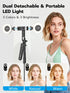 USKEYVISION 70" 360 Recording/Photography(UT-02) Multifunctional Phone Tripod for iPhone with Light, Extendable Selfie