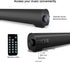 Portable Soundbar for TV/PC, Wired & Wireless Bluetooth 5.0 Speaker with Remote Control, Mini Home Theater
