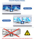 BAOZEE 4K@60Hz 100W 3 USB C to Dual HDMI Adapter, HDMI Splitter for Dual Monitors Extended Display, PD Charging, USB-A