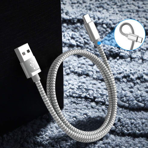 Basesailor 6.6FT USB Type C Charger Cable 2-Pack for iPhone 16 15 Pro Max, Samsung Galaxy S24 S23 S22, Google Pixel 8 7
