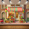 Generic Vegetables Fruits Shop Backdrop Fresh Fruit Shelves Organic Food Vegetables Photography Background