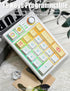 Gasket Creamy Wireless Mechanical Numpad, Programmable Macro Keypad with RGB Backlit, Hot Swappable, Rechargeable,