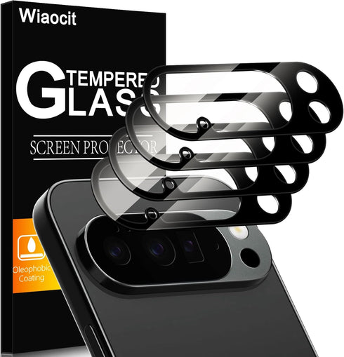 Wiaocit 4 Pack Tempered Glass Camera Lens Protector for Google Pixel 10