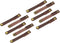 MECCANIXITY Pack of 5 Leather Cable Straps, 90x12mm Portable Cord Organizer Clips for Brown Earphone Management