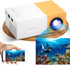 Mini Projector, LCD 1080P Portable Projector, Outdoor Movie Projector, Home TV Video LED Projector