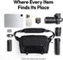 BP11 8L ULANZI Camera Sling Bag with Tripod Holder for Men Women, Lightweight Splash-proof DSLR/Mirrorless Anti-Theft