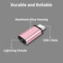 Lightning Female to USB C Male Adapter - 3 Pack 3.0 USB Type C Charger Connector for iPhone 15/15 Pro/15 Pro Max
