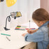 Selfdee 360-degree 4-7 Gooseneck Phone Holder for Bed, Rotating Adjustable Clip Bracket Clamp Stand for Desk Bedside