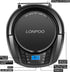 LONPOO Portable Boombox, CD Player, Bluetooth, USB, MP3, AUX, FM Radio, Built-in Stereo Speakers, Carrying Handle, LCD