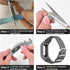 Replacement Bands with Case for Garmin Vivosmart 4 Tracker - Canvas Nylon Compatible