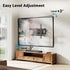 BONTEC 37-85 Inch 132lbs, 600x400mm, 16" Full Motion TV Wall Mount for TVs, Hold up to Max VESA Swivel Tilt Dual Arms