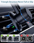 volport Magnetic Phone Holder for Car Vent, Non Blocking Car Phone Holder for iPhone MagSafe, Strong Magnet Mount