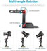 Neewer Upgraded Z-Flex Tilt Head Z Type Tripod Head with Quick Release Plate and Spirit Level for DSLR Cameras