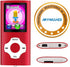Red Digital MP3 / MP4 Player (Max Support 64 GB) with Photo Viewer, E-Book Reader, Voice Recorder, and FM Radio