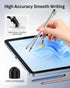 MYSTILUCK 10 4 2-in-1 Screen(5 Stylus with Rubber Nibs & Clear Tips, Stylus Pen for Touch Pcs), High Precision