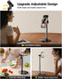 DIMONCOAT Cell Phone Stand for Desk, Angle Height Adjustable Phone Holder, Aluminum Alloy Universal Stand for iPhone 15