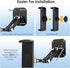 Lucrave 360Rotating 4.7-13" Tablet Wall Mount Holder, Aluminium Extendable iPad Wall Holder, with Base Adjustable