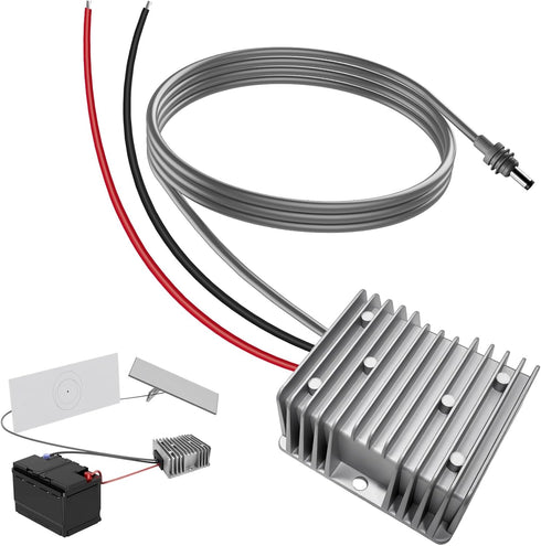 Highfound DC 12V/24V to 57V 4.5A Power Cord Converter for Starlink Gen 3