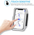 Running Armband with Earphone Bag for iPhone 16 15 Pro 14 Plus 13 11 XR XS, Galaxy S24/S10, Water Resistant Phone Holder