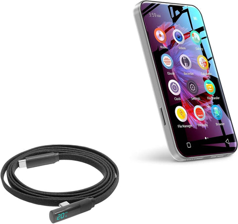 BoxWave Cable Compatible with TIMMKOO Q5 MP3 Player with Bluetooth and WiFi -