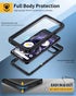 Lanhiem Pixel 8 Case, IP68 Waterproof Dustproof Case with Built-in Screen Protector for Google Pixel 8 6.2 Inch, Rugged