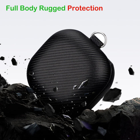 LOPIE Carbon Fiber Texture Case for Samsung Galaxy Buds FE (2023) Buds 2 Pro (2022) Buds 2 (2022) Buds Pro (2021) Buds