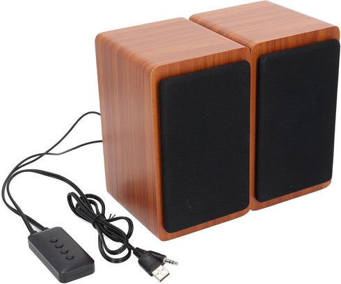 Sanpyl Computer Speakers, Wired USB Bluetooth Desktop Subwoofer with Full Range Vibrating Speaker for PC, Laptops, Cell