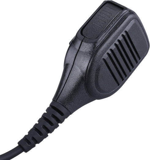 Shoulder Mic, Waterproof IP55 Handheld Speaker Mic with External 3.5mm Earpiece Jack, Compatible with Motorola Two-Way