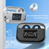 Open Ear Clip Headphones - Bluetooth Earbuds with Built-in Mic, Ear Hooks, LED Display Charging Case, and IPX5