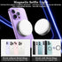 Auriani Magnetic Selfie Light, Metal-Shell Ring Light, Rechargeable,Portable Phone Light for Phone & iPhone,LED Fill