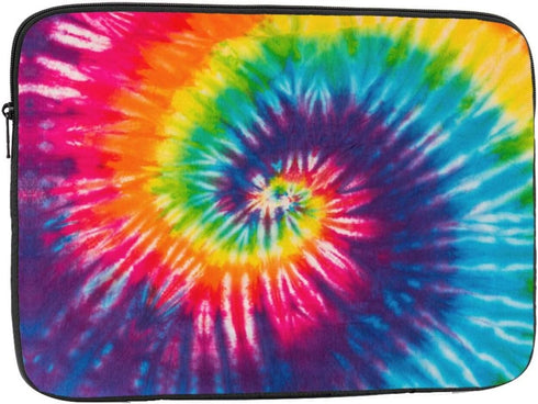 Tie Dye Waterproof Laptop Sleeve Case for Men Women 13 inch, Suitable for Most iPads and Laptops