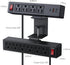 VILONG Desk Clamp Power Strip, PD20W USB-C, 2 in 1 Dual Layer Under Desk Power Socket with 10AC Outlets