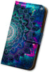 Case for Moto G Play 2021 - Mandala Flower Space Leather Flip Phone Wallet Cover with Card Slot for Motorola
