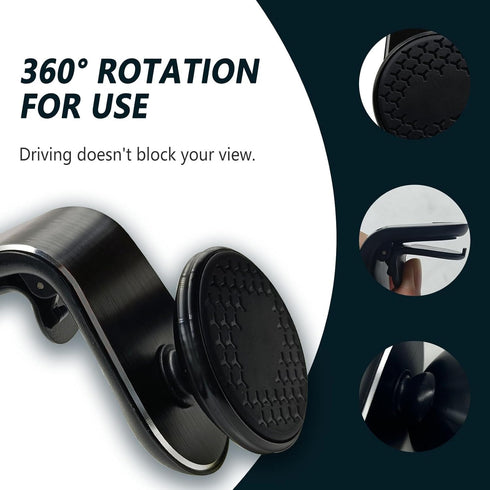 Icyhaws 360 Strong Magnetic Phone Mount for Car, Universal Car Vent Phone Holder, Rotation Adjustable Magnetic