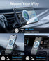 ESR HaloLock for MagSafe Car Mount, Air Vent/Dashboard Holder for iPhone 15/14/13/12, Strong Magnets, Grey