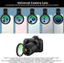 Beysfilter 52MM 16 15 14, CPL Filter for Phone, Clip-on Circular Polarizing Lens, HD Multi-Coated Optical Glass, Camera